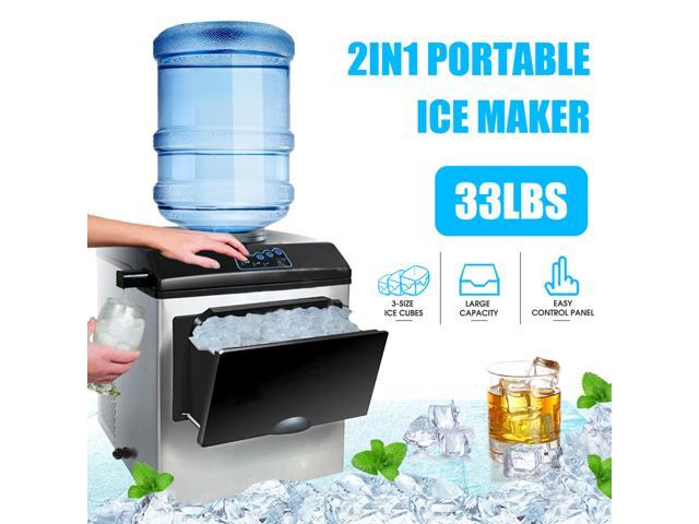 Electric 5 Gallon Water Dispenser Built In Ice Maker Machine