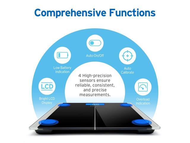 Etekcity Digital Body Weight Bathroom Scale with Step-On