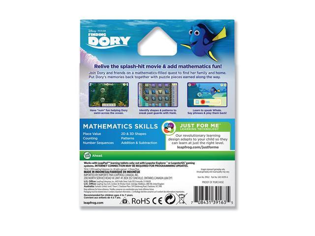 LeapPad 2 3 Ultra Platinum Ultimate Finding Dory LeapFrog Software Game 