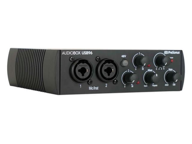 PRESONUS AUDIOBOX 96 Black 2x2 Audio Recording USB Interface 25th Anniversary