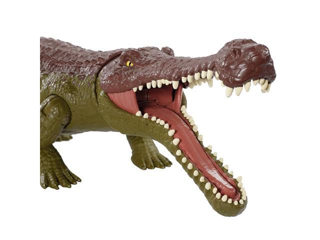 Larger-Sized Dinosaur Action Figure Sarcosuchus Jurassic World Massive Biters 
