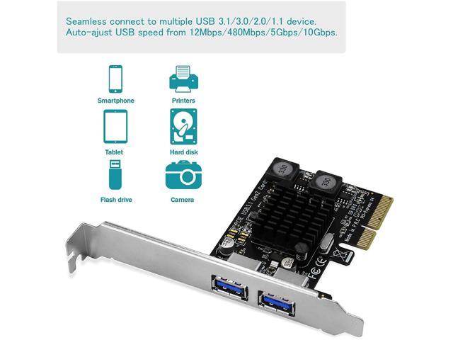 Video Cables Hdmi Cables Febsmart Usb 3 1 Gen2 2x Usb A 10gbps Ports Pci Express Usb Card For Windows Server 7 8 8 1 10 32 64 Mac Os 10 9 X10 10 X 10 12 X 10 13 X 10 14 X 10 15 X Build In Self Powered Technology Fs Pro Alpharise Co Jp