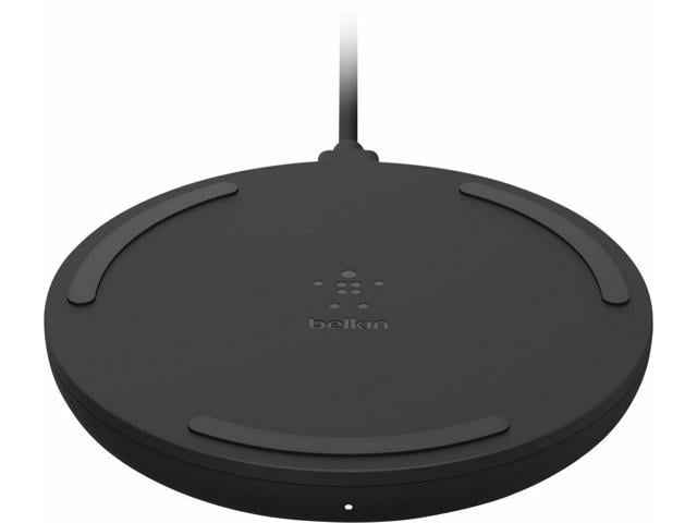 BELKIN WIA001TTBK Black BOOST CHARGE 10W Wireless Charging Pad + QC 3.0 ...