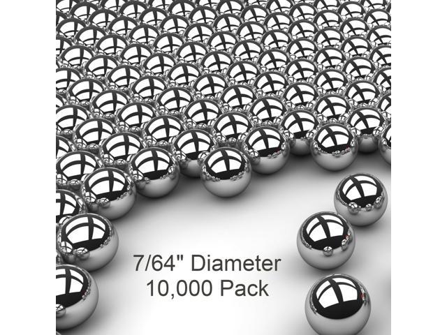 7/64 Inch 440 Stainless Steel Ball Bearings G25-100 Bearings 