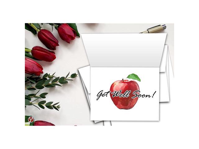 Greeting Cards Set – 5x7 Blank White Cardstock and Envelopes Perfect for Business, Invitations, Bridal Shower, Birthday, Interoffice, Invitation