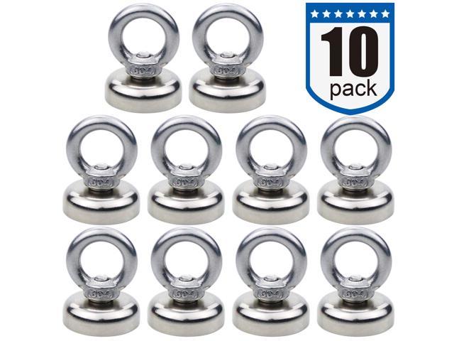 Magnetic Hooks 40 lbs 18 KG Pulling Force Rare Earth Magnetic Hooks With Counter 