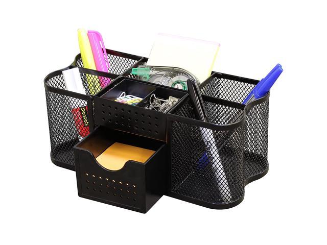 DecoBros Desk Supplies Organizer Caddy, Black - Newegg.com