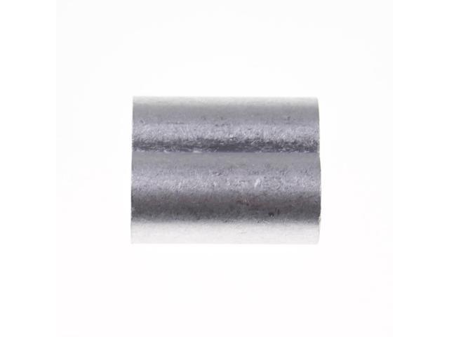 50 Pieces 1/8 Inch Aluminum Crimping Loop Sleeve for Wire Rope and Cable 