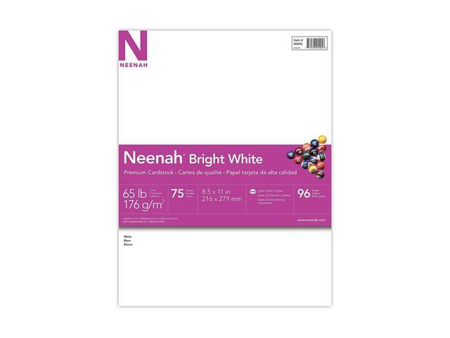 Bright White Laid 88lb 8.5 x 11 Cardstock - 50 Pack - by Jam Paper