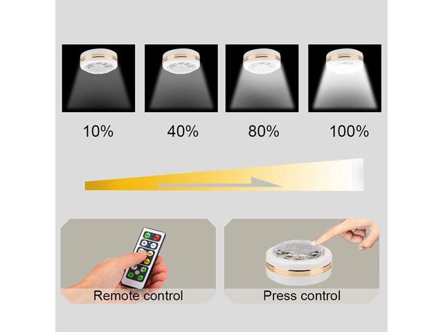LED Under Cabinet Details about   LEASTYLE Wireless LED Puck Lights with Remote Control 6 Pack 