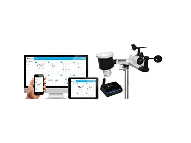 Ambient Weather WS-1550-IP Smart Weather Station w/Remote Monitoring &  Alerts - Compatible with Alexa & Google Assistant