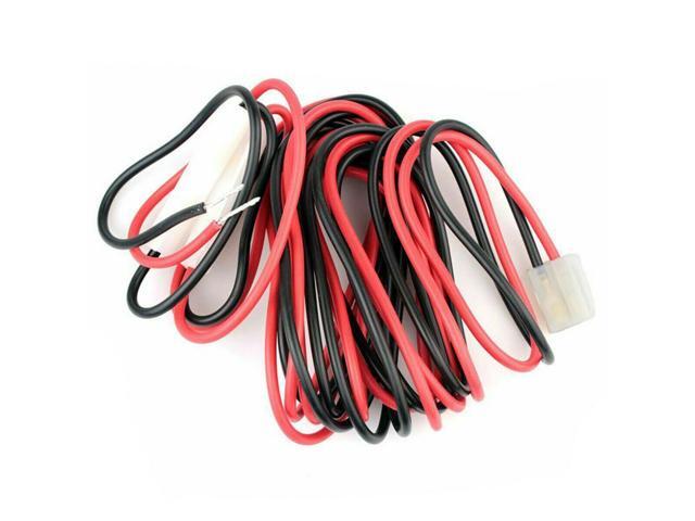 DC Power Cable for Mobile Radio ICOM Kenwood TM-241 YAESU FT-7800R T Shape 2 m 