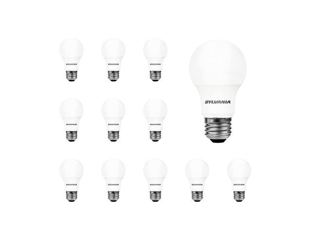 SYLVANIA LED A19 Light Bulb 60W Equivalent Efficient 8.5 10 Year W 5000K 800 ...