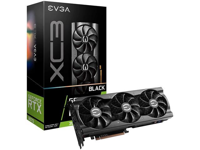 EVGA GeForce RTX 3070 XC3 Black Gaming, 08G-P5-3751-KL