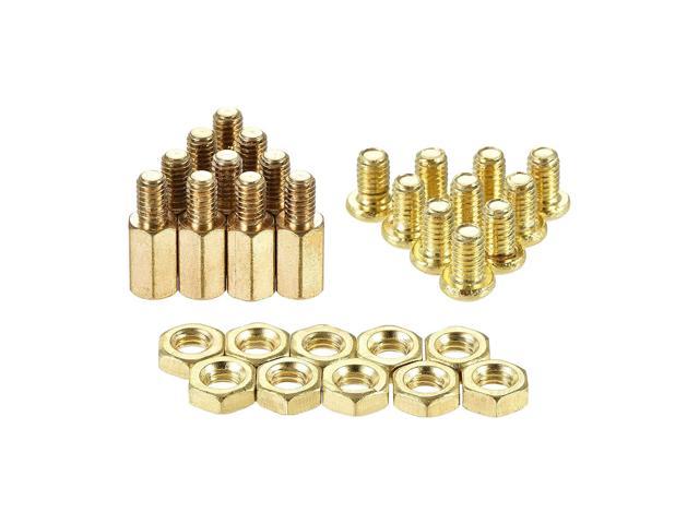 6 mm Male to Female Hex Brass Spacer Standoff 10pcs M4 x 10 mm