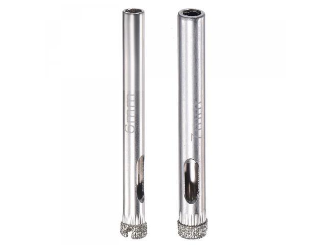 uxcell 6.2mm Drilling Dia 100mm Length HSS Straight Shank Twist Drill Bit Silver Tone