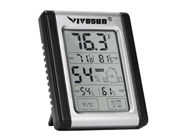 VIVOSUN Digital Heat Mat Thermostat Temperature Controller and Digital Indoor Thermometer and Hygrometer 