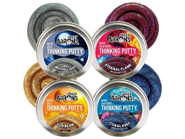 Crazy Aaron's Thinking Putty Mini Tin Complete Bundle Gift Set 8 PACK 2" tins 