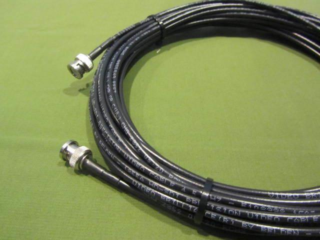 Belden 1855A HD-SDI Mini RG59 Video Cable BNC Male to Male Black 30 ft.