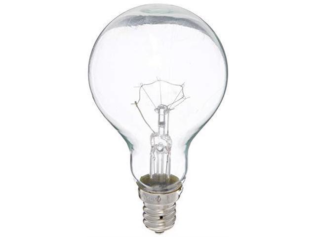 Feit Ceiling Fan Bulb 40w 120v Clear Candelabra E12 Base Bp40a15c Cl Cf 2 Pack Newegg Com