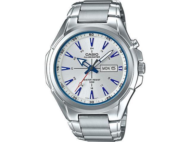casio illuminator silver