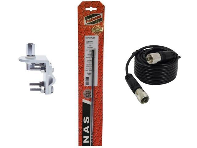 LOT OF 2 PROCOMM SF4-B 4/' SUPER FLEX CB RADIO FIBERGLASS ANTENNAS