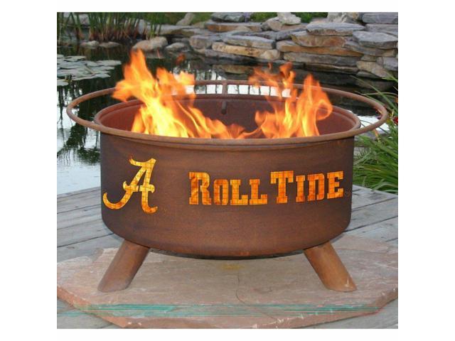 Patina College Sports 31 Diam Fire Pit With Grill And Free Cover