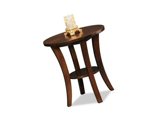 Leick Furniture Boa Collection Solid Wood Round Side End Table