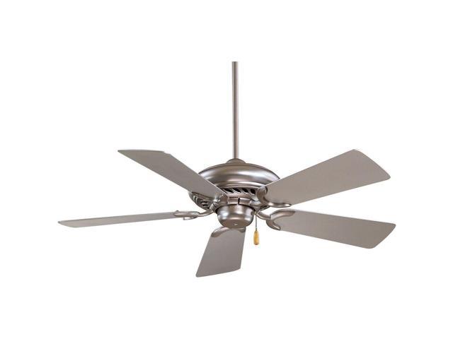 Minka Aire F563 Bs Supra 44 Inch Brushed Steel With Silver Blades Ceiling Fan Newegg Com