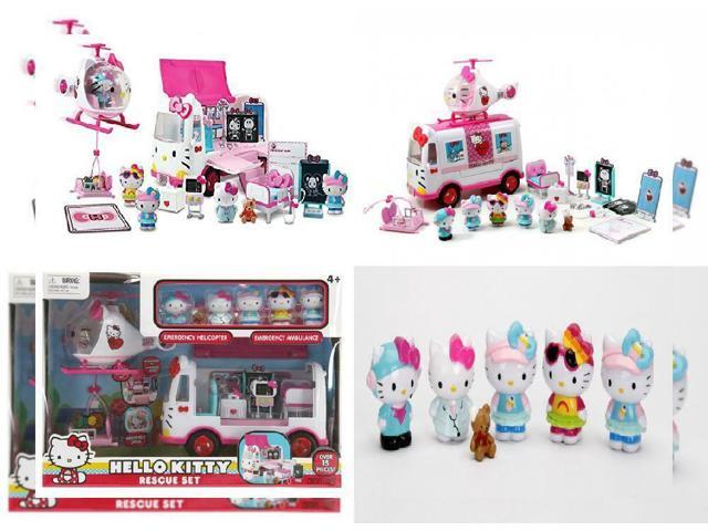 hello kitty helicopter and ambulance