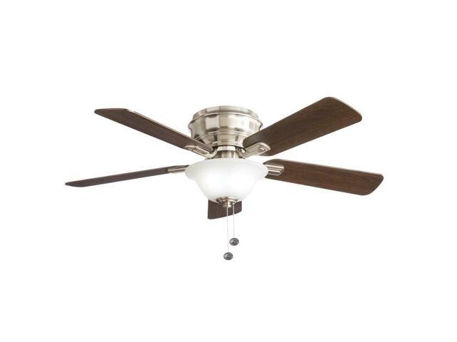 Refurbished Hampton Bay Hawkins 44 In Led Brushed Nickel Ceiling