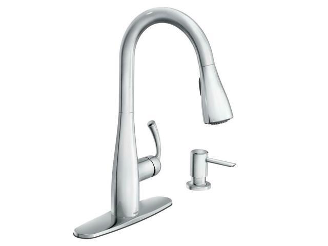 Refurbished Moen Essie 1 Handle P D Sprayer Kitchen Faucet W