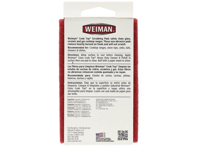 Weiman Glass Cook Top Cleaner 10 Oz Bottle With 3 Pack Cook Top