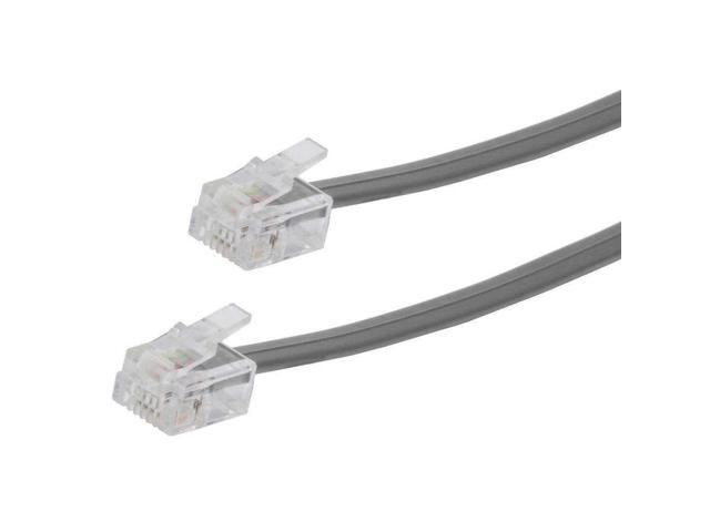 NEW ZENITH TL1007W WHITE 7 FOOT PHONE TELEPHONE LINE CORD 6311179