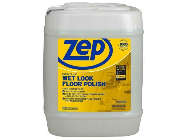 Zep Wet Look Floor Polish Cleaner Liquid Cleaning Dirt Remover