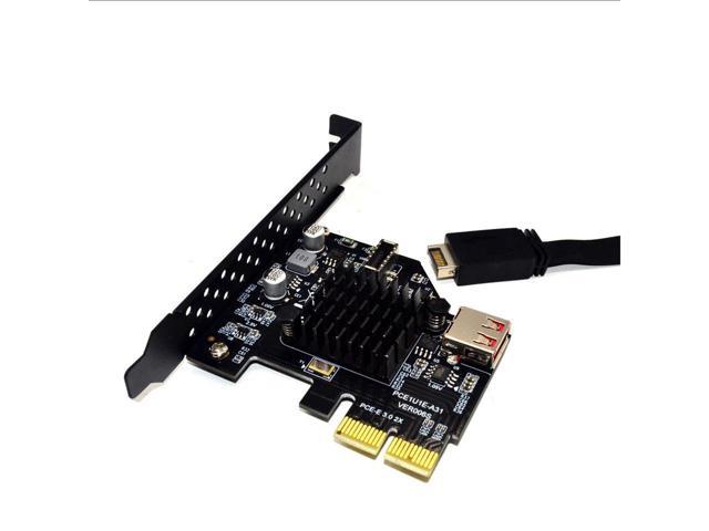 i-tec PCI-E USB 3.1 Gen.2 10 Gbps Card USB-A & USB-C Port for Windows Linux 
