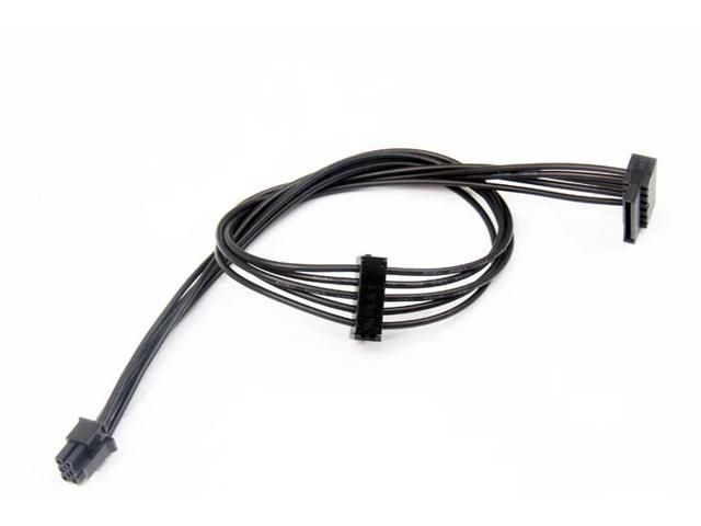 High Quality Mini 6Pin 6 Pin to Dual SATA SSD Power Cable with Optical