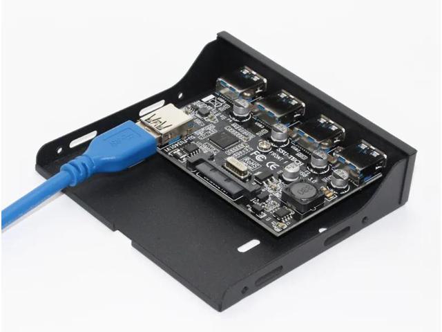 Pci E To Usb 3 0 Pc Front Panel Usb Expansion Card Pcie Usb Adapter 3 5 Floppy Usb3 0 Front Panel Bracket Pci Express X1 Riser Newegg Com