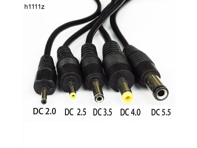 5.5*2.1mm to 90° 3.5*1.35mm Power Connector Converter Cable Cord DC Jack