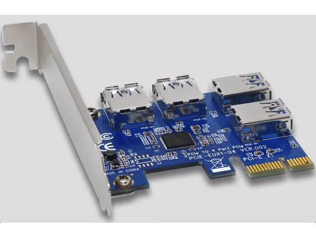 HighSpeed USB3.0 Port PCIe PCI Express 1x Extender Riser Card Adapter For Mining