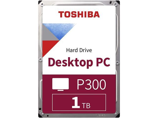 Toshiba P300 1TB Desktop PC Internal Hard Drive 7200 RPM SATA 6Gb/s 64 MB Cache 3.5 inch - HDWD110UZSVA