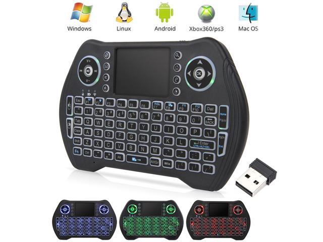 wireless keyboard with mouse touchpad