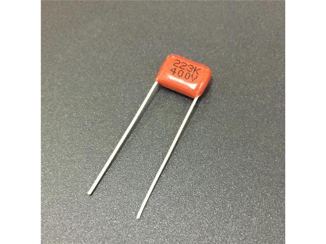 10PCS CL21 223K 400V 0.022UF 22NF P8 Metallized Film Capacitor