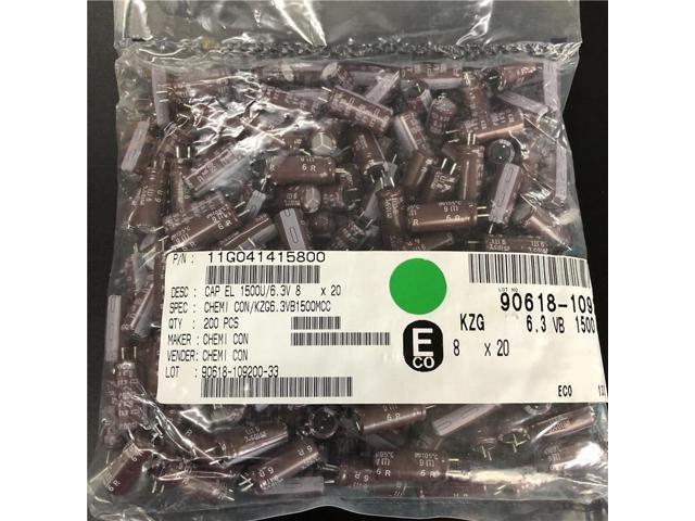 6 Pcs NCC KZG 16V 1500UF Computer motherboard Super low ESR Impedance Capacitor