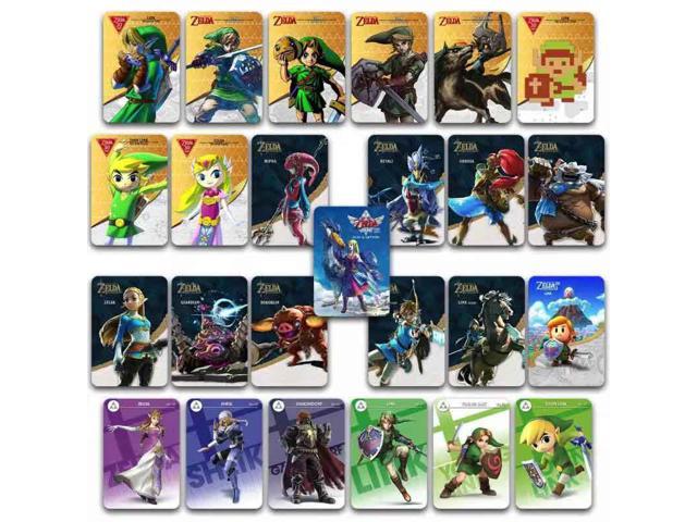 glide pendul forberede 25pc ZELDA BOTW Amiibo Cards for Nintendo Switch Wii U, with 20 Hearts WOLF  LINK, LOFTWING Nintendo Wii U Accessories - Newegg.com