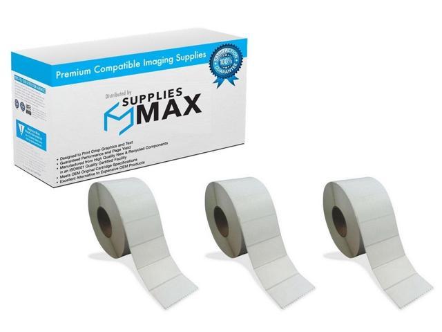 Suppliesmax Compatible Replacement For Zebra Direct Thermal Labels 4in X 2in1in Core 3pk 0656