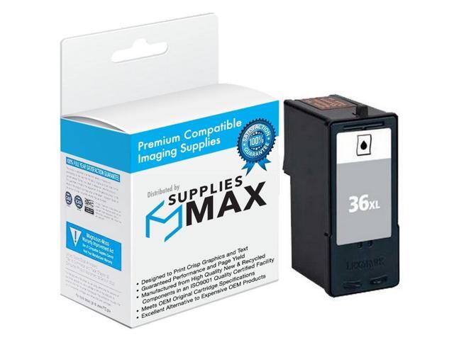 36xl MS Imaging Supply Compatible Remanufactured Inkjet Cartridge Replacement for Lexmark 18C2170 Black, 4 Pack