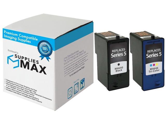 310-5368/310-5371MP Black/Color SuppliesMAX Compatible Replacement for Dell A922/924/942/944/946/962/964 Inkjet Combo Pack Series 5 