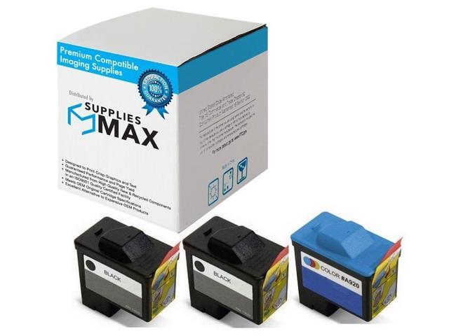 C891T/_2PK//C894T/_1PKMP Series 1 SuppliesMAX Compatible Replacement for Dell A720//A920 Inkjet Combo Pack 2-Black//1-Color