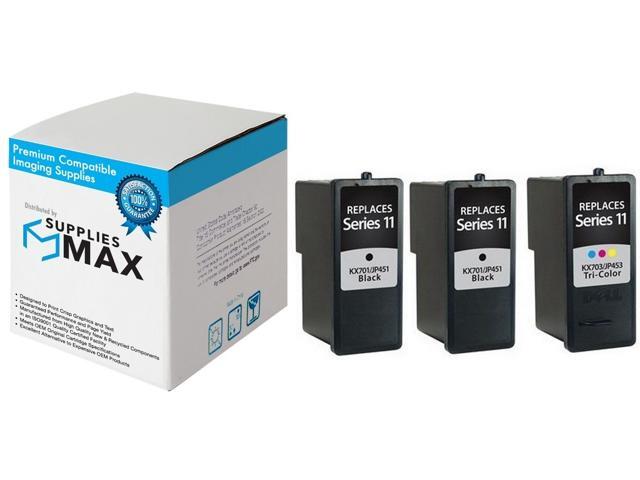 C891T/_2PK//C894T/_1PKMP Series 1 SuppliesMAX Compatible Replacement for Dell A720//A920 Inkjet Combo Pack 2-Black//1-Color